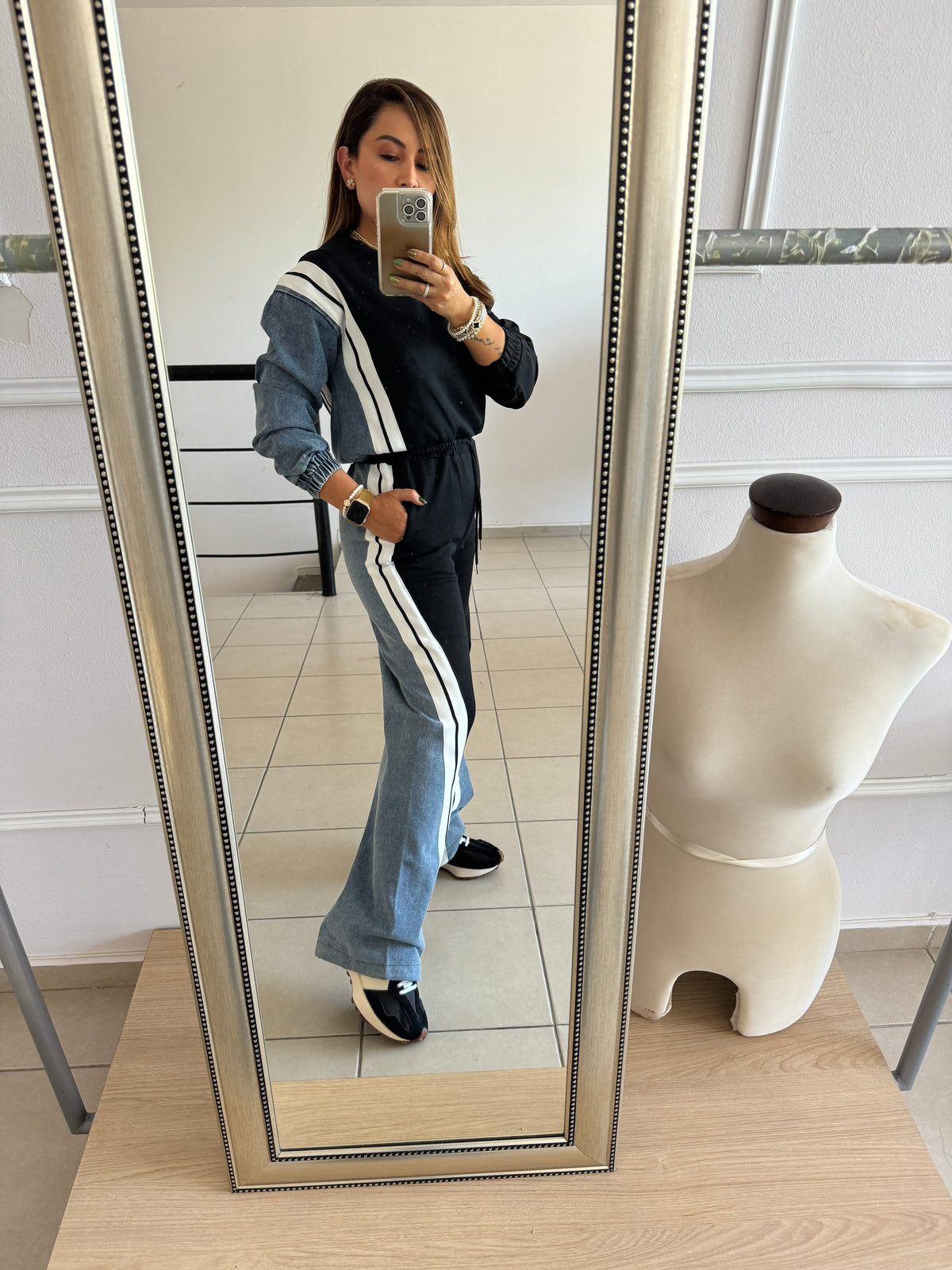 SET PANTS LÍNEAS TRACK