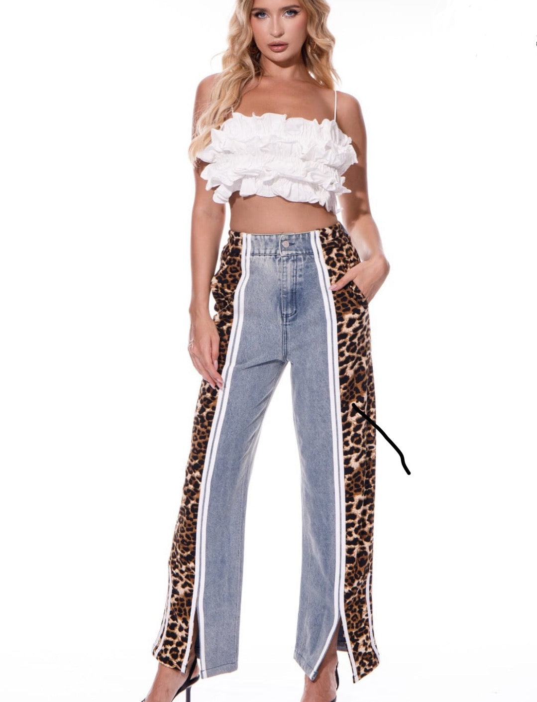 JEANS LEOPARDO Y DENIM